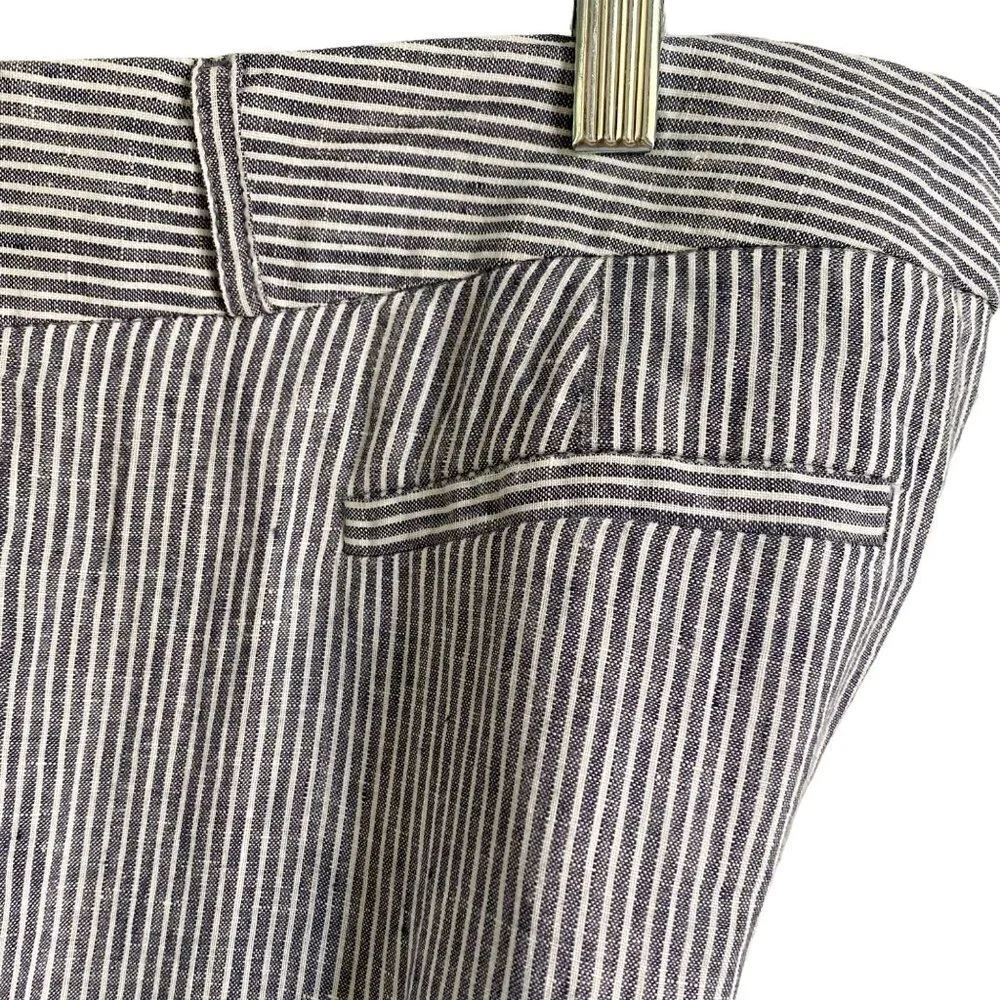 Banana Republic Linen Trousers 718 Martin Fit Size 14